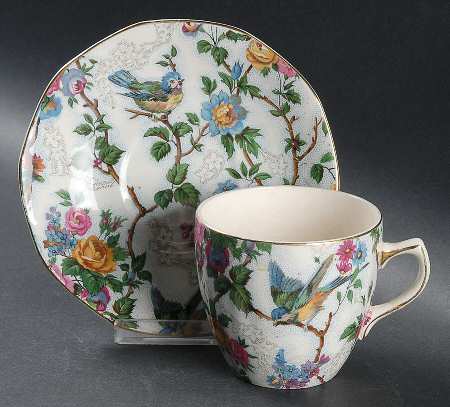 Lorna Doone Flat Cup & Saucer Set