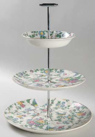 Lorna Doone 3-Tiered Serving Tray (DP, SP, FR)