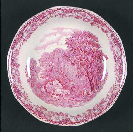 Olde England Pink Fruit/Dessert (Sauce) Bowl