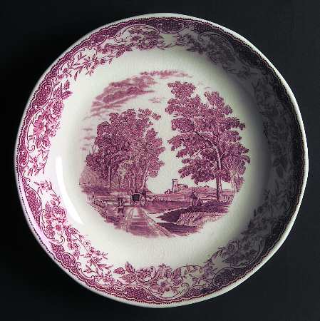 Olde England Pink Coupe Soup Bowl