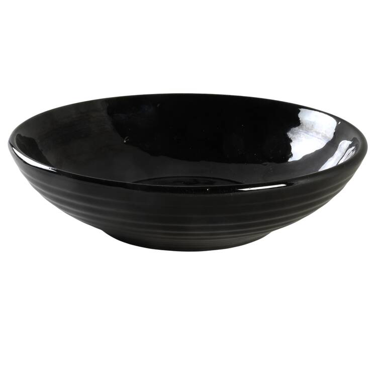 Ring Black 9" Salad Serving Bowl