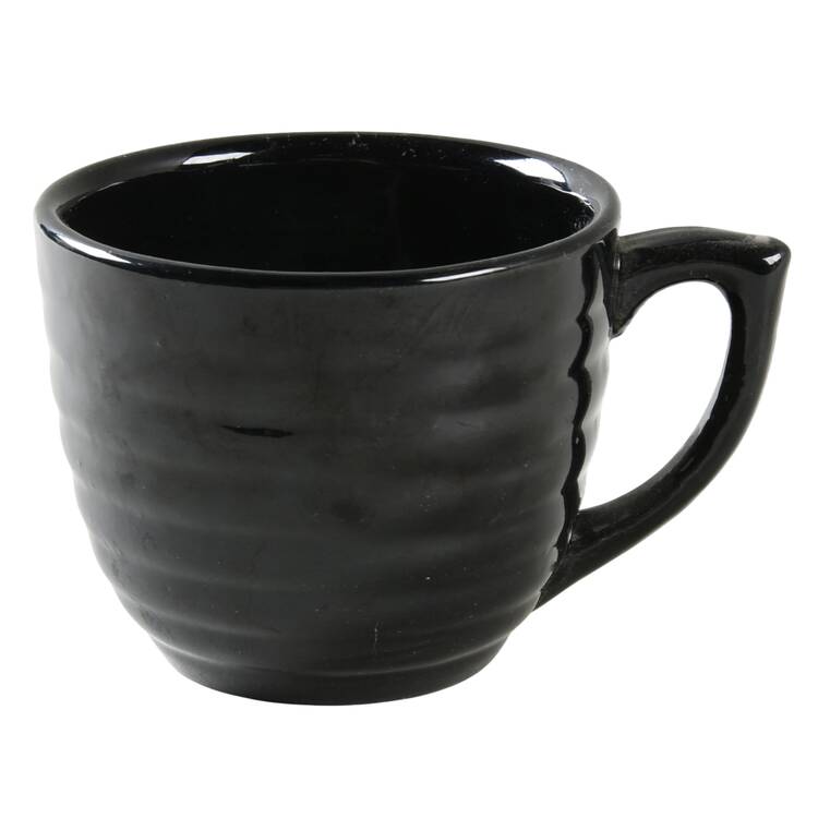 Ring Black Flat Cup