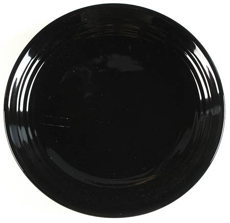 Ring Black Large Dinner Plate