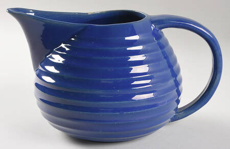 Ring Cobalt Blue 64 Oz Pitcher by Bauer