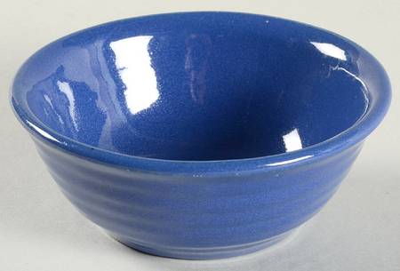 Ring Cobalt Blue Dessert Bowl