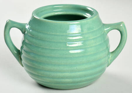 Ring Jade (Green) Sugar Bowl No Lid