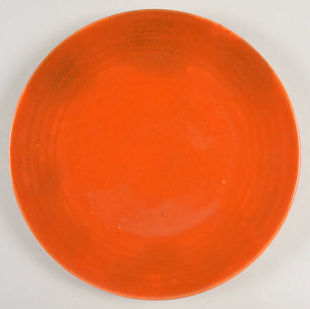 Ring Orange (Older, Circa 1940) Large Dinner Plate