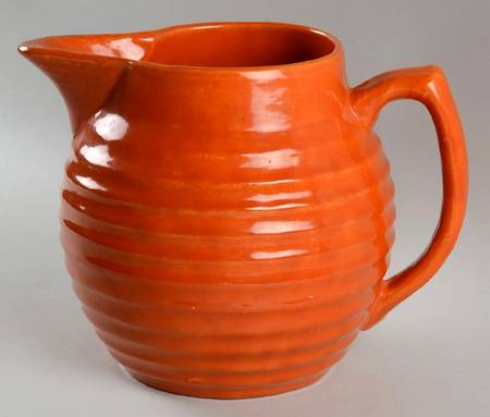 Ring Orange (Older, Circa 1940) 96 Oz Pitcher