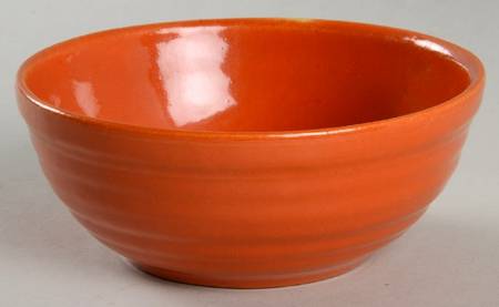 Ring Orange (Older, Circa 1940) Coupe Cereal Bowl