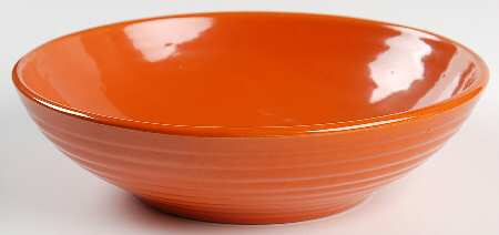 Ring Orange (Older, Circa 1940) 9" Salad Serving Bowl