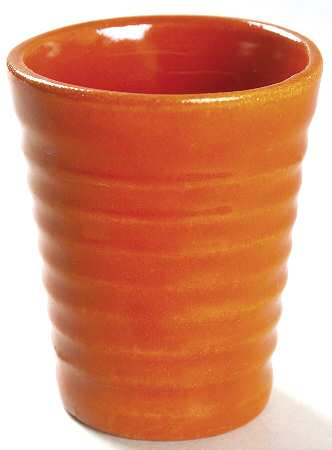 Ring Orange (Older, Circa 1940) 6 Oz Tumbler