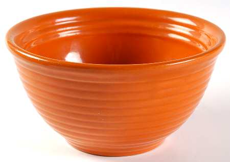 Ring Orange (Older, Circa 1940) 7" Nested Mixing Bowl