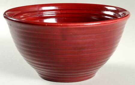 Ring Red Brown 9" Nested Mixing Bowl