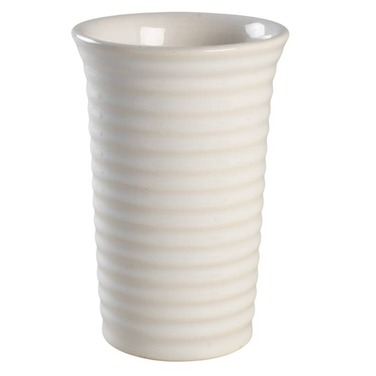 Ring White 6" Vase