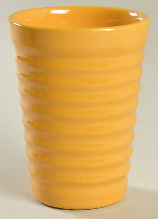 Ring Yellow (Older, Circa 1940) 12 Oz Tumbler