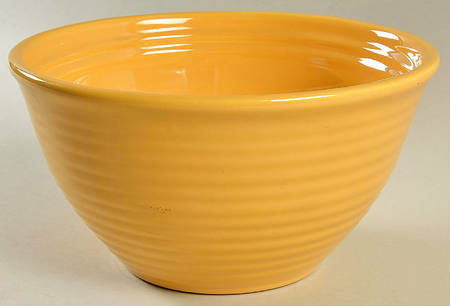 Ring Yellow (Older, Circa 1940) 8" Mixing Bowl
