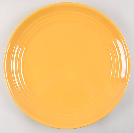 Ring Yellow (Older, Circa 1940) Large Chop Plate (Round Platter)