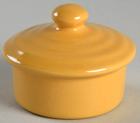 Ring Yellow (Older, Circa 1940) Lid for Wood Handle Teapot