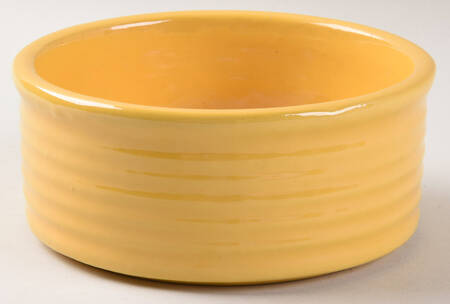 Ring Yellow (Older, Circa 1940) Large Refrigerator Jar No Lid