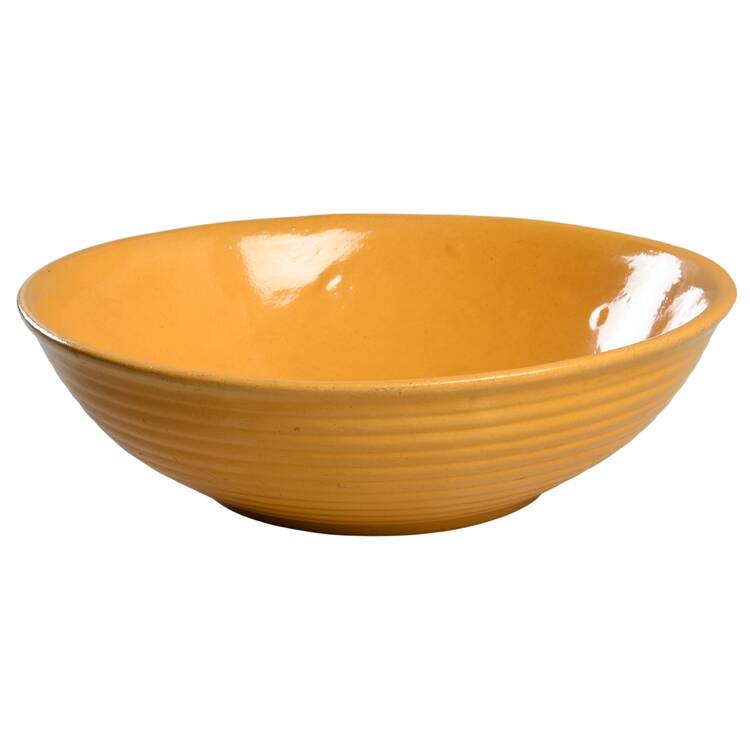 Ring Yellow (Older, Circa 1940) 12" Large Salad Serving Bowl