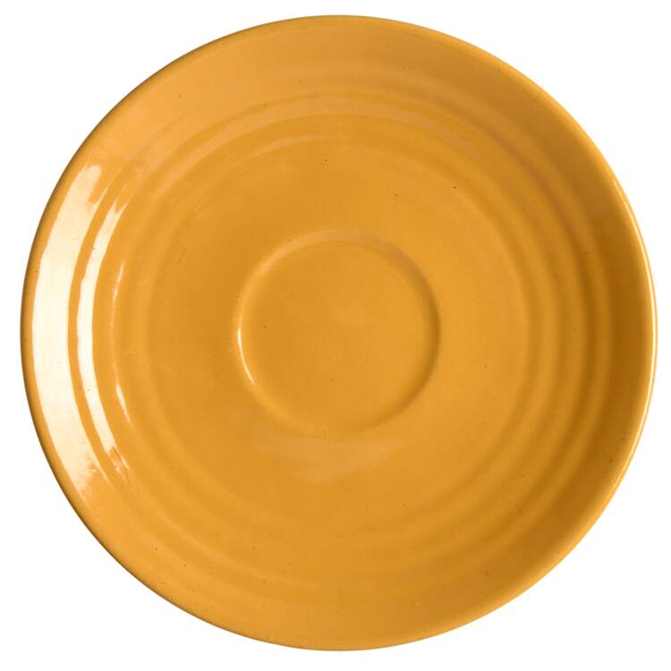Ring Yellow (Older, Circa 1940) Saucer