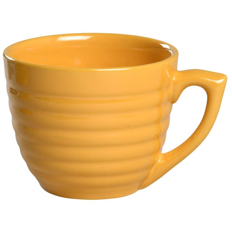 Ring Yellow (Older, Circa 1940) Flat Cup