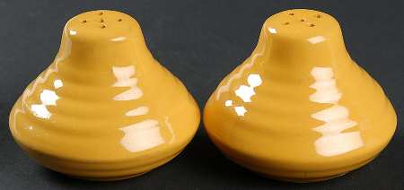 Ring Yellow (Older, Circa 1940) Salt & Pepper Set