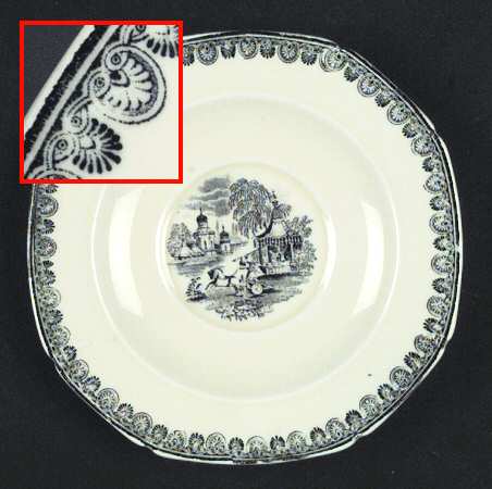 Damascus Saucer for Cream Soup Bowl