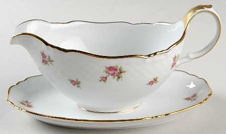 A1314 Gravy Boat with Attached Underplate