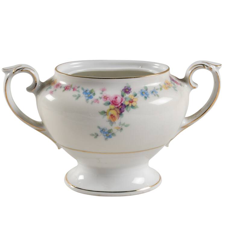 Barbara (Gold Trim) Sugar Bowl No Lid