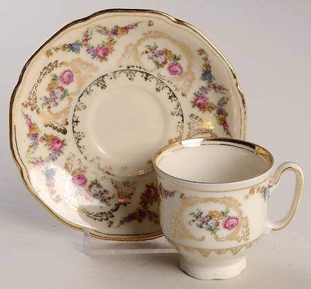 Caprice Footed Demitasse Cup & Saucer Set