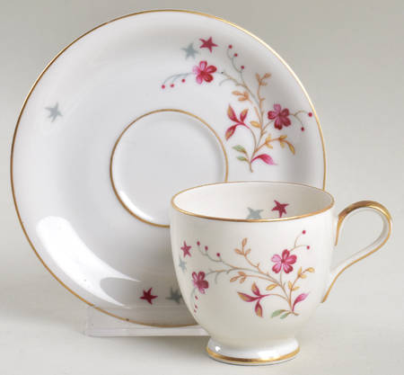 Clarice Footed Demitasse Cup & Saucer Set
