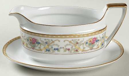 Contessa Gravy Boat with Attached Underplate