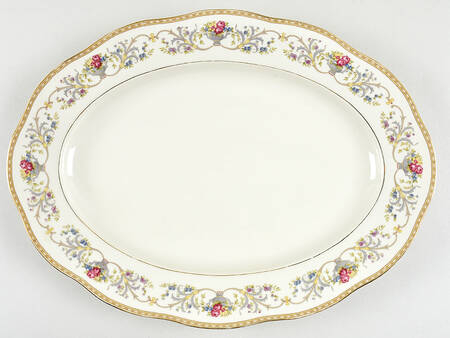 Duchess 16" Oval Serving Platter by Baronet