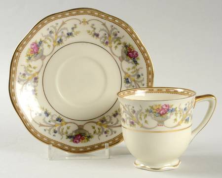 Duchess Footed Demitasse Cup & Saucer Set