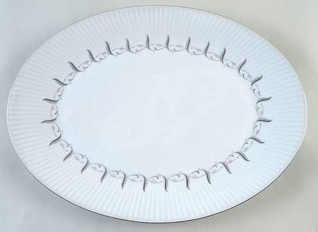 Feather Flair 14" Oval Serving Platter