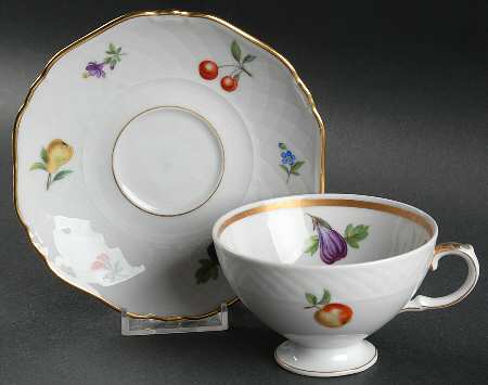 Festival Footed Cup & Saucer Set by Baronet