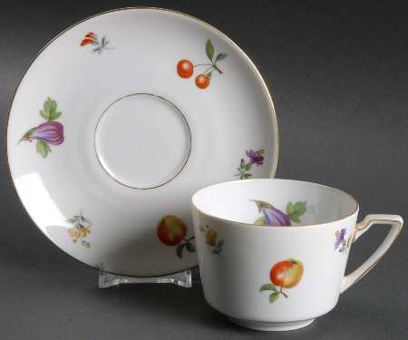 Florence Flat Cup & Saucer Set