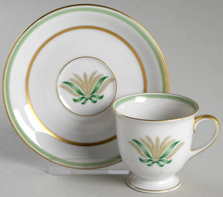 Germaine Footed Demitasse Cup & Saucer Set