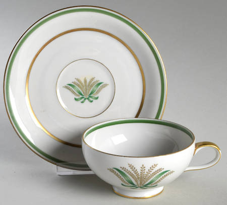 Footed Cup & Saucer Set