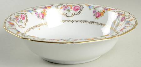 Imperial Rose (White Background) 9" Round Vegetable Bowl