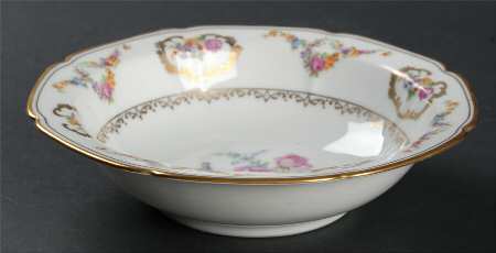 Imperial Rose (White Background) Rim Cereal Bowl