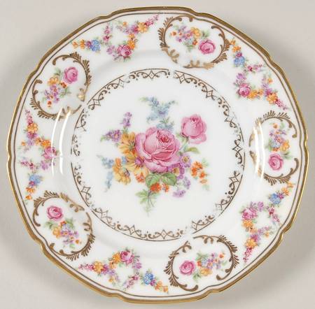 Imperial Rose (White Background) Bread & Butter Plate by Baronet
