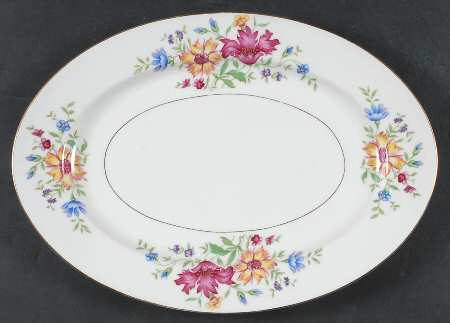 Lorna 14" Oval Serving Platter