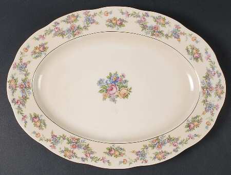 Lorraine 13" Oval Serving Platter