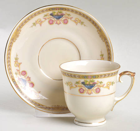 Melody Footed Demitasse Cup & Saucer Set