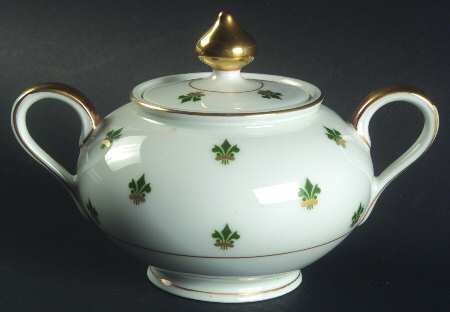 Nanette (Gold Verge) Sugar Bowl & Lid