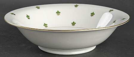 Nanette (Gold Verge) 9" Round Vegetable Bowl