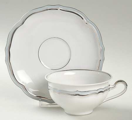 Patrician Footed Cup & Saucer Set