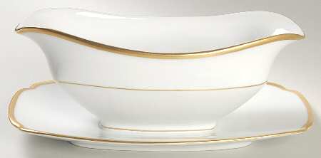 Roberta Gravy Boat with Attached Underplate
